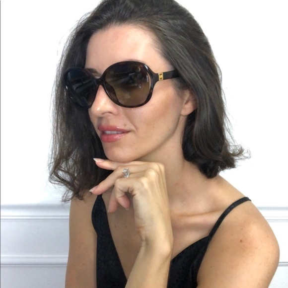 New FENDI Brown Oval Gradient Lens Sunglasses - Picture 5 of 14